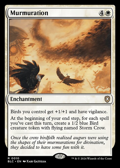 Murmuration (10) [Bloomburrow Commander]