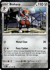 Bisharp - 149/197 (Cosmos Holo) (149/197) [Miscellaneous Cards and Products]