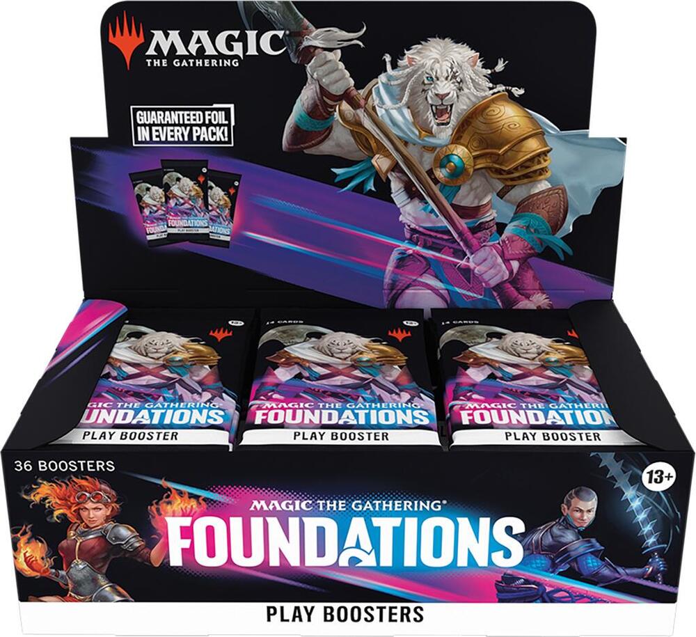 Magic The Gathering Foundations Play Booster Display