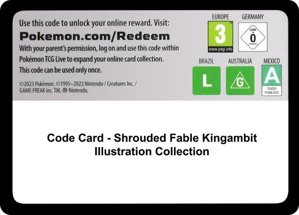 Code Card - Shrouded Fable Kingambit Illustration Collection [SV Shrouded Fable]