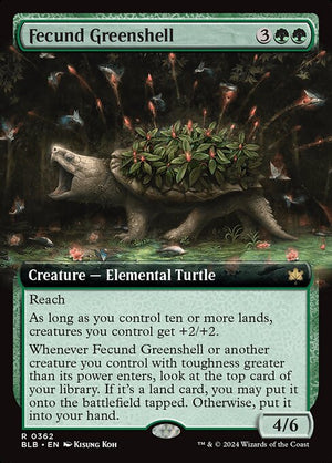 Fecund Greenshell (362) [Bloomburrow]