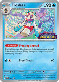 Froslass - 117 (Prerelease) [Staff] (117) [SV Scarlet and Violet Promo Cards]