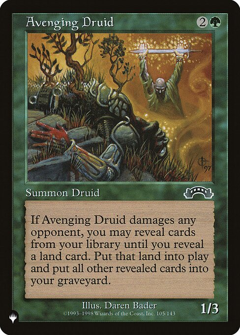 Avenging Druid (EXO-105) [The List]