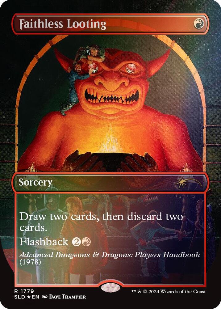Faithless Looting (Rainbow Foil) (1779) [Secret Lair Drop]