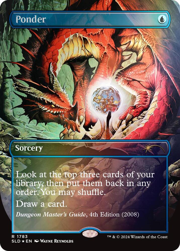 Ponder (1783) (Rainbow Foil) [Secret Lair Drop]