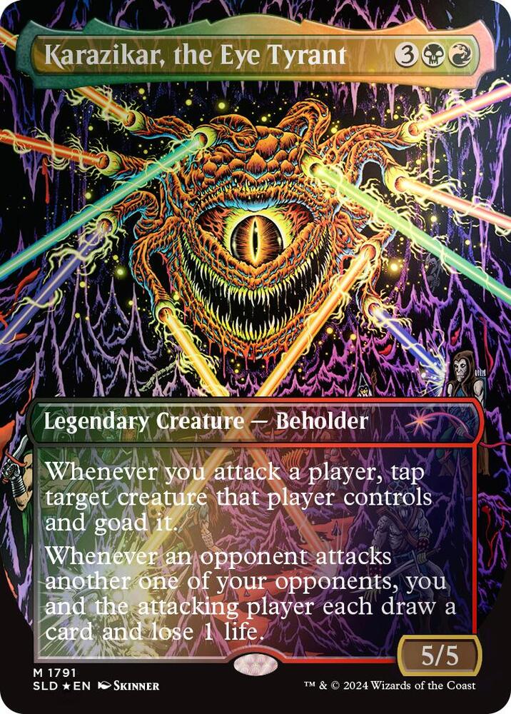Karazikar, the Eye Tyrant (Rainbow Foil) (1791) [Secret Lair Drop]