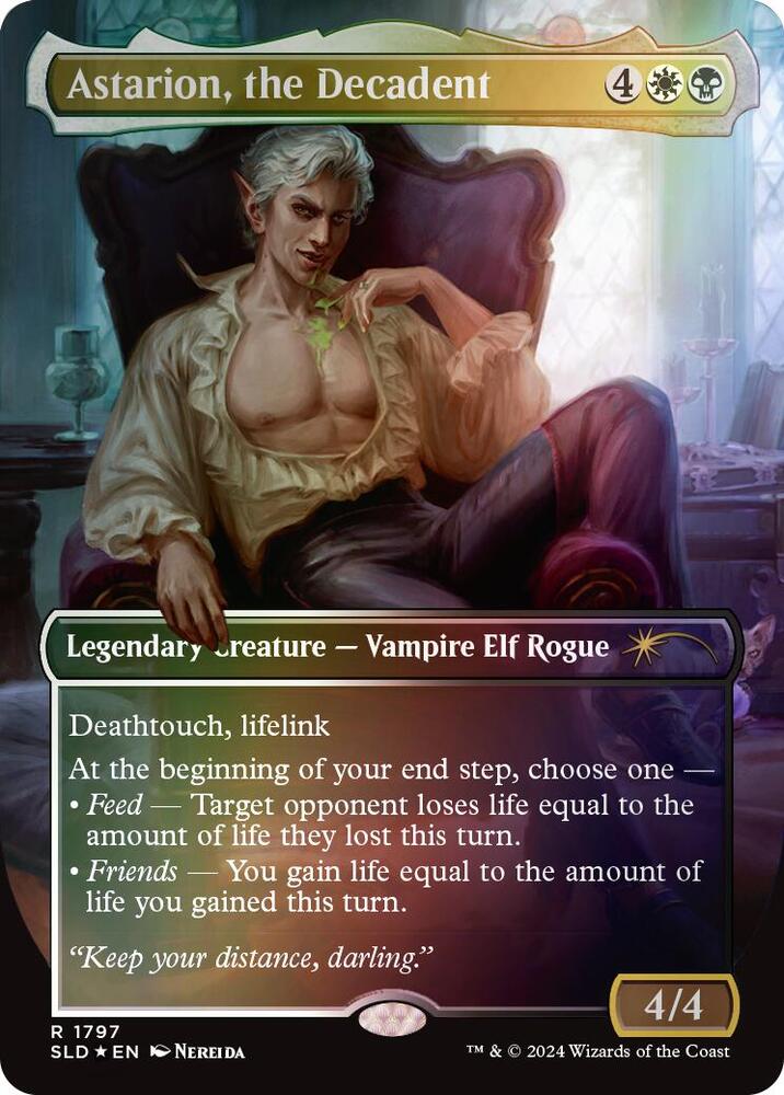 Astarion, the Decadent (Rainbow Foil) (1797) [Secret Lair Drop]