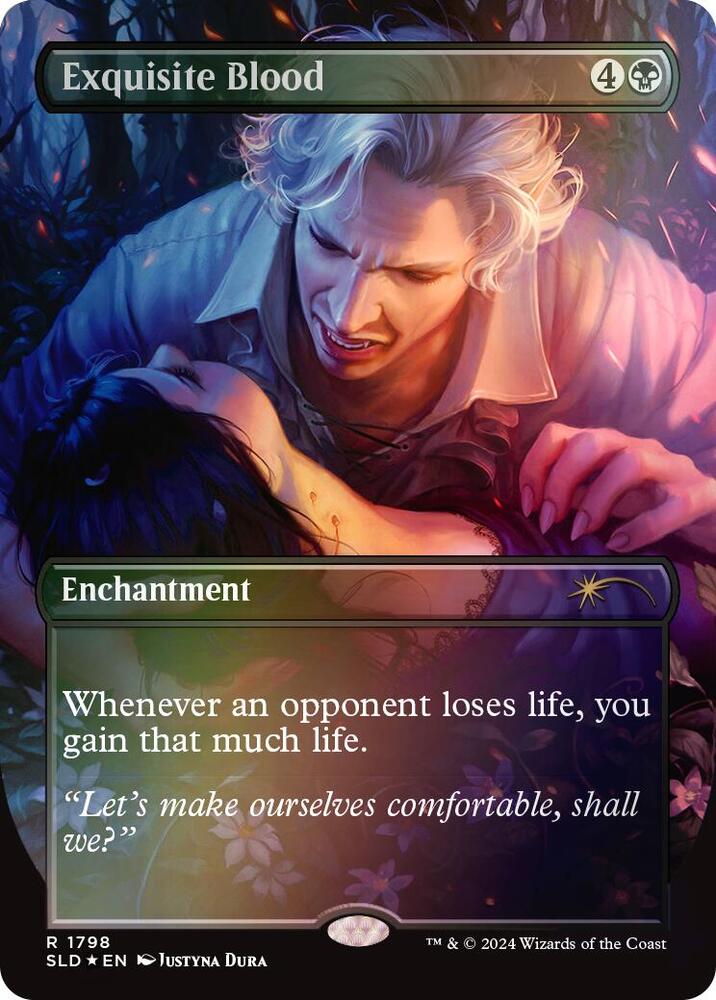 Exquisite Blood (Rainbow Foil) (1798) [Secret Lair Drop]