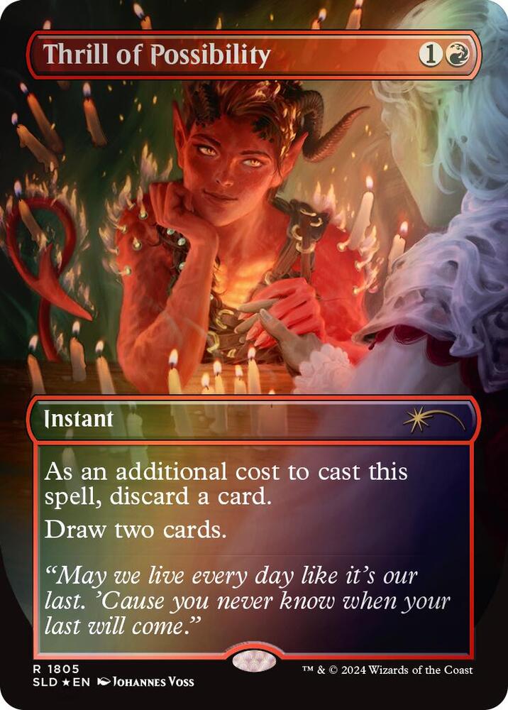 Thrill of Possibility (Rainbow Foil) (1805) [Secret Lair Drop]
