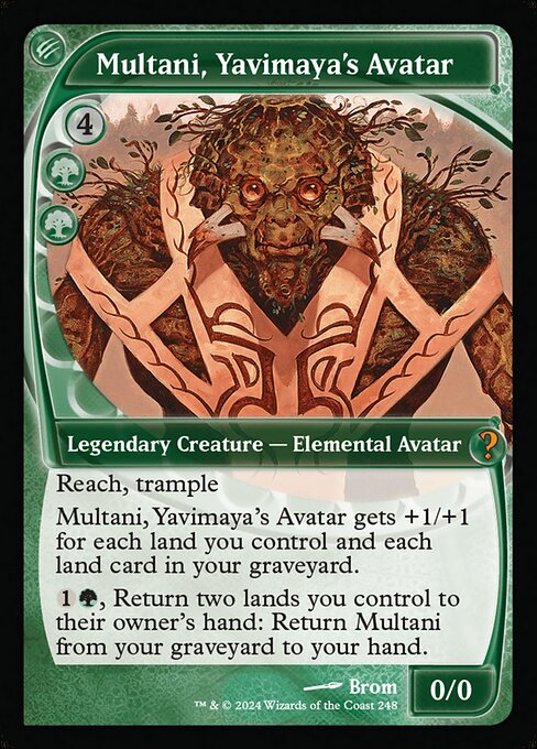 Multani, Yavimaya's Avatar (248) [Mystery Booster 2]