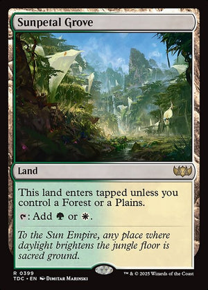 Sunpetal Grove (399) [Tarkir: Dragonstorm Commander]