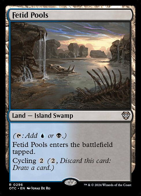 Fetid Pools (296) [Outlaws of Thunder Junction Commander]