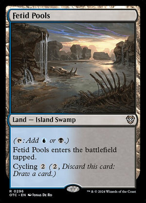 Fetid Pools (296) [Outlaws of Thunder Junction Commander]
