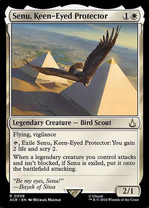 Senu, Keen-Eyed Protector (8) [Assassin's Creed]