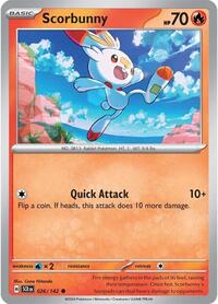 Scorbunny (026/142) [SV07 Stellar Crown]