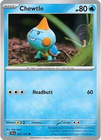 Chewtle (043/142) [SV07 Stellar Crown]