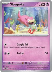 Slowpoke (057/142) [SV07 Stellar Crown]