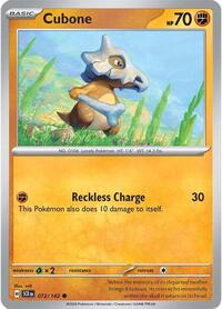 Cubone (072/142) [SV07 Stellar Crown]