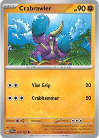 Crabrawler (087/142) [SV07 Stellar Crown]