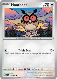Hoothoot (114/142) [SV07 Stellar Crown]