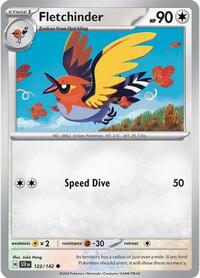 Fletchinder (122/142) [SV07 Stellar Crown]