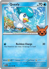 Quaxly - 050/193 (050/193) [Trick or Trade BOOster Bundle 2024]