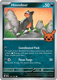 Houndour - 131/197 (131/197) [Trick or Trade BOOster Bundle 2024]