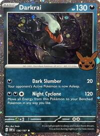 Darkrai (Cosmos Holo) (136/197) [Trick or Trade BOOster Bundle 2024]