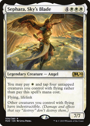 Sephara, Sky's Blade (36p) [Core Set 2020 Promos]