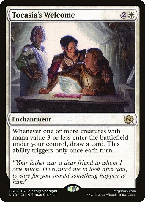 Tocasia's Welcome (30) [The Brothers' War]