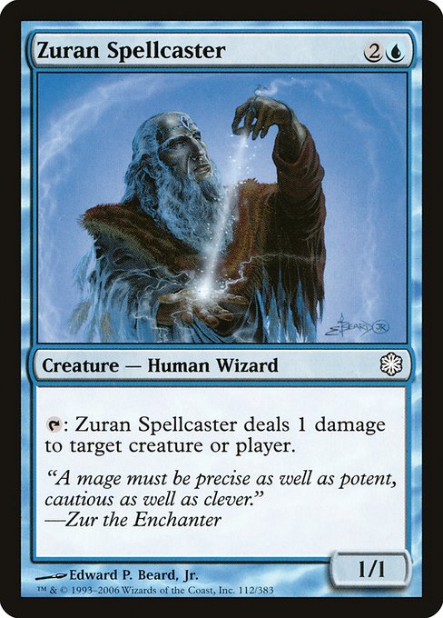 Zuran Spellcaster (112) [Coldsnap Theme Decks]