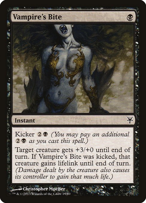 Vampire's Bite (19) [Duel Decks: Sorin vs. Tibalt]
