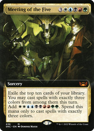 Meeting of the Five (436) [Streets of New Capenna] [Extended Art]