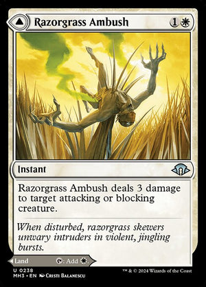 Razorgrass Ambush // Razorgrass Field (238) [Modern Horizons 3]