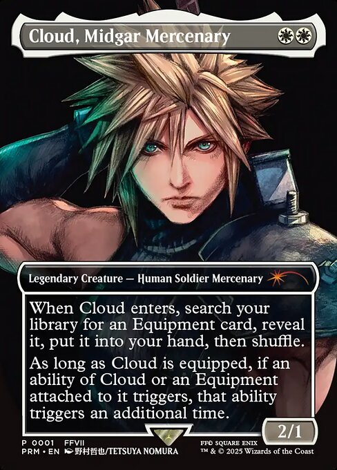 Cloud, Midgar Mercenary (2025-1) [Pro Tour Promos]