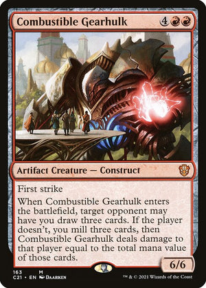 Combustible Gearhulk (163) [Commander 2021]