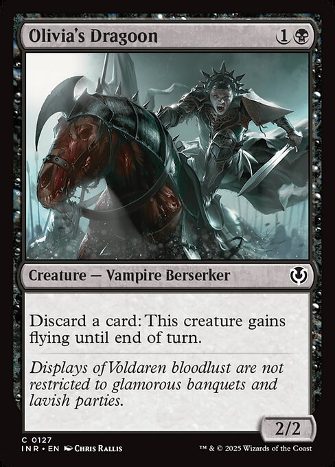 Olivia's Dragoon (127) [Innistrad Remastered]