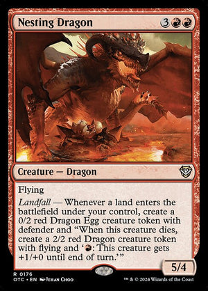 Nesting Dragon (176) [Outlaws of Thunder Junction Commander]