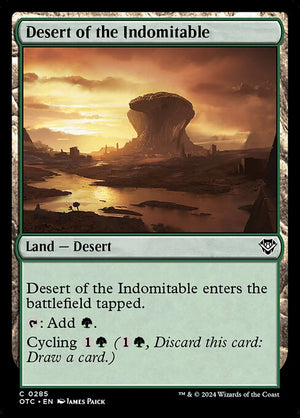 Desert of the Indomitable (285) [Outlaws of Thunder Junction Commander]
