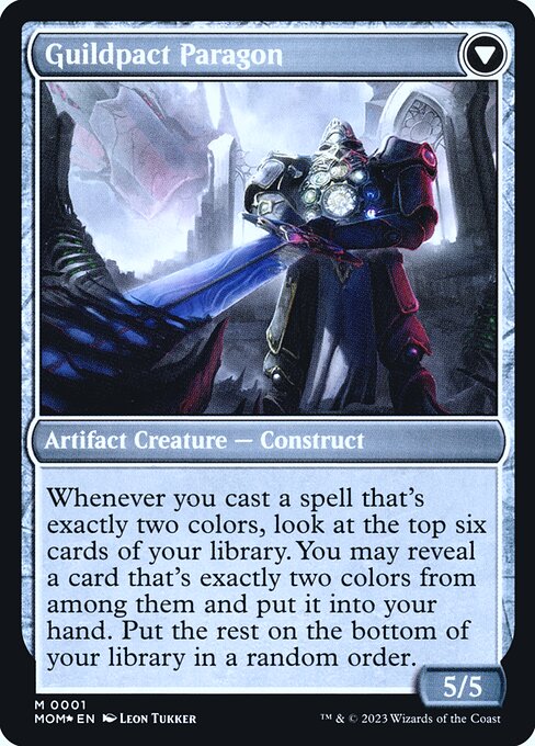 Invasion of Ravnica // Guildpact Paragon (1s) [March of the Machine Promos] Reverse