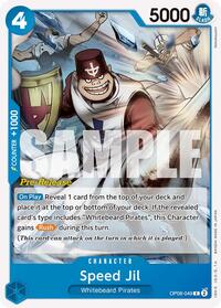 Speed Jil (OP08-049) [Two Legends Pre-Release Cards]