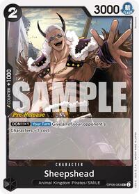 Sheepshead (OP08-083) [Two Legends Pre-Release Cards]