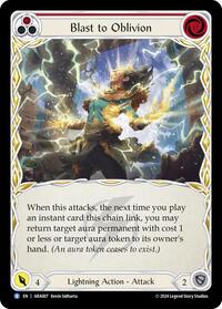 Blast to Oblivion (Red) (ARA007) [Blitz Deck Rosetta Aurora]