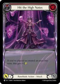 Hit the High Notes (Red) (ARA011) [Blitz Deck Rosetta Aurora]