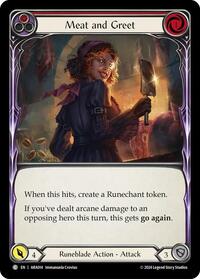 Meat and Greet (Red) (ARA014) [Blitz Deck Rosetta Aurora]