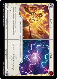 Burn Up // Shock (ARA017) [Blitz Deck Rosetta Aurora]