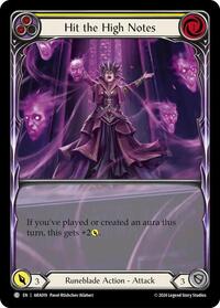 Hit the High Notes (Yellow) (ARA019) [Blitz Deck Rosetta Aurora]