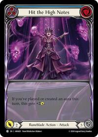 Hit the High Notes (Blue) (ARA021) [Blitz Deck Rosetta Aurora]