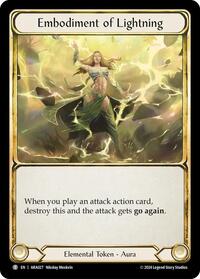 Embodiment of Lightning (ARA027) [Blitz Deck Rosetta Aurora]