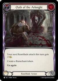 Oath of the Arknight (Red) (FLR016) [Blitz Deck Rosetta Florian]